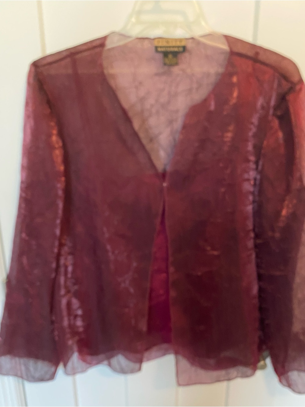 Finity Naturals Burgundy Camisole Size XL Like New
